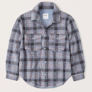 Abercrombie & Fitch Sherpa Shirt Jacket - Free Shipping!